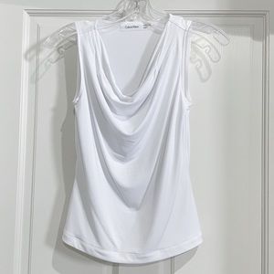 Calvin Klein Drape Neck Tank